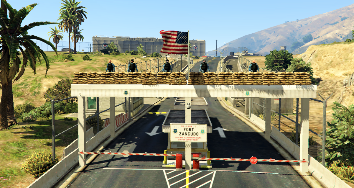 Fort Zancudo Gta5 Map